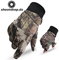 wasserabweisende Fingerhandschuhe mit aufklappbaren Daumen und Zeigefinger