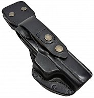 Gürtelholster, Deutsche Polizei P7 Leder schwarz rechts