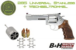 Neuwaffe, auf Lager: Spohr 285 Universal + Wechseltrommel 9mm Luger