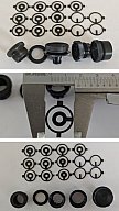 Visierteile, Ringkörner, Diopterteile