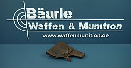 Lederholster für Husquvarna M1907 mit Abnahme Krone