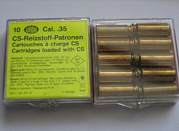 ** 10 Stk. CS-Reizstoff-Patronen - WADIE - Cal. .35 **