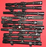 Posten ZF / Zielfernrohre für Luftgewehr, Verkauf als defekt