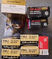 Hülsen Kal. .45 Auto/ACP für Wiederlader