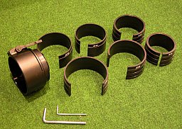 @ TOP Eurohunt Universaladapter Set für Nightspotter Geräte für Objektive 61mm bis 69mm Klemmadapter