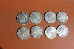Silber Münzen alte 10 DM Sonderprägungen von 87-94