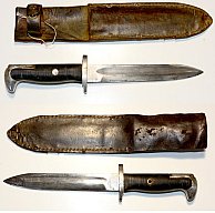 Kampfmesser WK1/WK2, hergestellt aus US Garand Bajonett