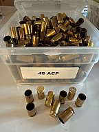 45 ACP Hülsen gereinigt, ungefähr 430 stück