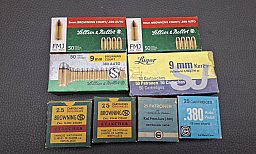 .380 Auto 9mm Kurz Patronen Munition Konvolut Pistole 300 Schuss