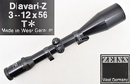ZEISS Diavari Z Zielfernrohr 3-12x56 T* mit Absehen 11 & EAW Schwenkmontage
