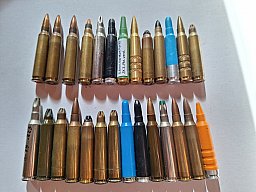 Konvolut .223/5,56 Sammlerpatronen
