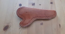 Westernholster Leder in Braun