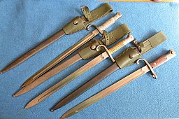 3 BAJONETTE ARGENTINIEN WYERSBERG 1891