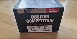 Nosler Geschosse 6,5mm .264, 140 grain Custom COMPETITION HPBT 250 Stück