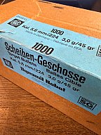 RWS Scheibengeschoss 5,6mm/.224 3,0g/45gr