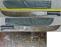 Machete Buschmesser, gebraucht