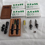 RCBS Matritzen Kal.7x55 competition und 80 neue RWS Hülsen