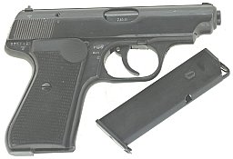 Pistole Ordonnanzwaffe Polizeipistole Wehrmacht Sauer & Sohn M 1938 Kal. 7,65 mm WaA & Polizeistern
