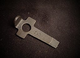 SA Werkzeug Schlüssel für P08, Militär, Ausland, Stahl, WK2