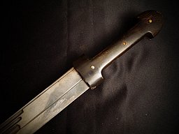 Kindschal Russland Kaukasien, super Zustand, Abnahme, breite Klinge, WK1