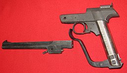 Teile einer WALTHER Luftpistole, eine LP Mod.3 in 4,5mm mit F - Zeichen