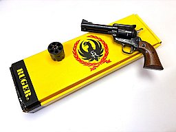 SA Revolver - Ruger Mod. Blackhawk + Wechseltrommel in OVP | .357Mag & 9mmLuger