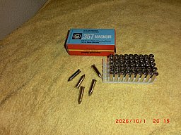 .357 Magnum Vollmantel Revolverpatronen