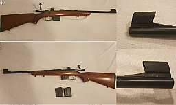 CZ 527 in 7,62x39 - mit NECG Visierung und 3 Magazinen