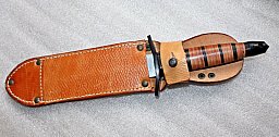 CZ - TSCHECHISCHER KOMMANDODOLCH mit LEDERSCHEIDE von 1968