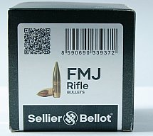 50 Stück S&B Sellier&Bellot Geschosse #2910 .323 / 8 MM S 196grs /12,7g FMJ Vollmantel Rifle Bullet