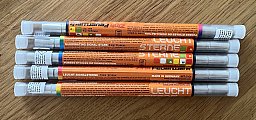 Zink Leucht-Signalsterne 9 mm
