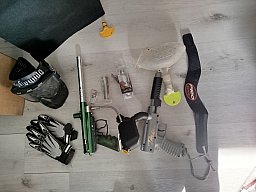Paintball Spyder Victor und Talon mit Zubehör