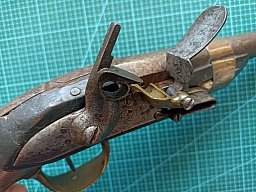 Steinschlosspistole AN IX für Bastler 19. Jhd