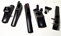 Diverse Visierteile, Korne etc.