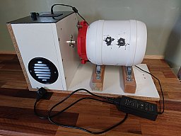 selbstgebaute Hülsenwaschmaschine