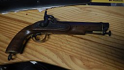 Vorderlader Perkussion Pistole Birmingham 1867 Viktorianisch für Besatzungstruppen