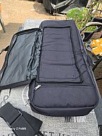 Futteral Gewehrtasche gefüttert für Jagt und Outdoor 70 cm x 30 cm Transport in schwarz