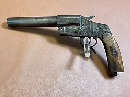 Leuchtpistole Gebrüder Rempt Suhl Mod. 1894 "Hebel" im Cal.4 Signal SNR 42706