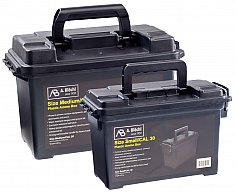 Munitionskiste Gr. 2 abschliessbar 35x18x22cm schlagfester Kunststoff SCHWARZ –Transportbox Ammo