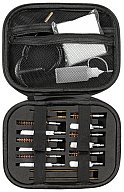 Pistolen Reinigung - Set / Waffenreinigung + Box für Kaliber cal. .22, .30, .270, .40, .38, .45