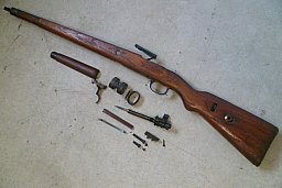 Konvolut Schaft und freie Ersatzteile Karabiner 98k
