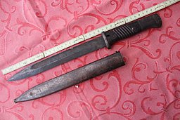 Wehrmacht 98K Bajonett. Noch im Fundzustand.