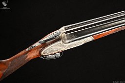 Anton Kuchenreuter / Cham Jagdflinte mit Seitenschlossen Kaliber 12/70