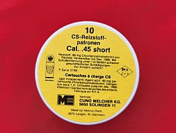 Cuno Melcher Gaspatronen Cal. 45 Short 10 Stück