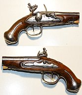 Steinschloss Reisepistole, cal. 11,6 mm