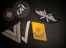 LW Effektelot, Flieger, Feuerwerker, Rangabzeichen, Lot, WK2