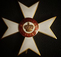 Orden der Württembergischen Krone, Kreuz Ehrenritter 1892, sehr fein, mehrteilig, WK1