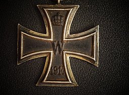 1914 Eisernes Kreuz 2.Klasse, Eisenkern, 3-Teilig, Silberstück, WK1