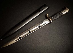 Luftwaffe Bajonett Extra Seitengewehr, doppelte Ätzung, WK2