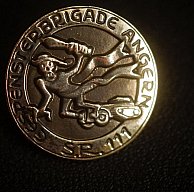 Gespensterbrigade Steckabzeichen f. Angehörige, Buntm. Geprägt, WK2
